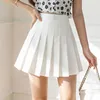 Skirts Brand Pleated Short Skirt Mini Polyester XS-XXL A Line High Waist JK Going Out Parties Female Girls