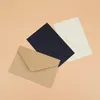 Gift Wrap 10/20/40/80PCS White Black Kraft Paper Big Envelopes Western For Business Stationery Wedding Invitation Envelope