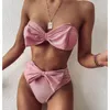 Maillots de bain pour femmes Bow Tie Sexy Bikinis 2024 Femme Maillot de bain Natation Maillots de bain Filles Bikini Brésilien Ensemble Beachwear Baigneur