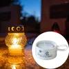 Candle Holders Friendship Tea Light Holder Elegant Cup With Handle Heat-resistant Desktop Decoration Gift For Good Home