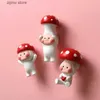 Fridge Magnets 3D Solid Red Mushroom Frozen Magnet Childrens Cute Cartoon Character Refrigerant Decoration Magnet Personalized Home Decoration Y240322
