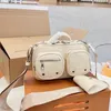 مصمم حقيبة كروس كاميرا 2 PCS صدر الكاميرا محفظة ثلاث أكياس رسول الكتف