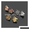 Clip-on parafuso de volta brincos de designer de luxo trevo de quatro folhas moda feminina 18k brinco de ouro jóias entrega gota dhbzp dhzq4