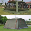 Tentes et abris Double couche imperméable coupe-vent tente de Camping tente de fête familiale grand belvédère Barraca 5-8 personnes 240322