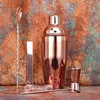 Strumenti da bar Set di shaker da cocktail Boston in oro rosa da 6 pezzi Kit da barista per bevande miste Martini Strumenti da bar per la casa adatti ai principianti 240322