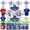 2024 커스텀 골드 저지 Adolis Garcia Corey Seager Evan Carter Max Scherzer Jong Jung Marcus Semien Nathan Eovaldi Jacob Degrom Jankowski Wyatt Langford Grey