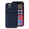 Custodia a portafoglio protettiva in TPU Silm Hybrid con tasca per carte per Apple iPhone 14 13 12 11 Pro Max XR XS MAX 7 8 Plus Cover leggera