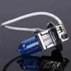 Autres lumières de voiture 2pcs 12V 55W H3 Phare Xenon Deep Blue Verre Remplacement Voiture H3 Ampoule Halogène Ultra Blanc Voiture LED LightL204