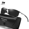 Sunglasses 2024 UV400 Anti-Glare Driving Mirror Sun Glasses Polarized Mens/Women Metal Frame Goggles