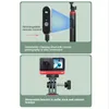 MREMOTE sans fil Bluetooth Selfie Stick 15 avec Double lumière de remplissage trépied pliable pour caméras d'action Smartphone 240309