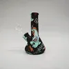 5.0 6.5 Inch Silicone Beaker Bong Water Bubbler Pipe Hookah 14mm Female Unbreakable With Downstem Glass Bowl Dab Oil Rigs Smoking Tobacco Pipes Bongs