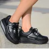 Pantofole da signore sneaker bianche piattaforma zeppe allenatori donne scarpe da corsa zapatillas de deporte grosso