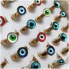 Solitaire Ring 20st/Lot Womens Mens Punk Gothic Evils Eye Cool Design Gold rostfritt stål Style Mix Eyeball Demon Eyed Luc Dhgarden Dhg5a