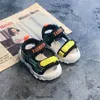 Sandales dimi l'été bébé mode baotou en mailles respirant kid anti-collision chaussures sandales infantiles non glipt pour garçons dhku5