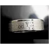 Кольца-кольца 30 шт., английская гравировка, молитва о спокойствии, нержавеющая сталь, Relius, христианская вера, библейский стих, оптовая продажа, мужчины, женщины, драгоценности, Dhgarden Dhlrp