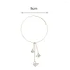 Kettingen Elegante Holle Vlinders Kwastje Hanger Choker Ketting Vrouwen Gouden Kraag Sleutelbeen Sieraden Gift