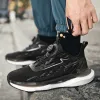 Stövlar kol platta löparskor för män mesh andningsbar kuhioning sport promenad jogging skor trendiga designer sneakers manliga skor