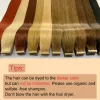 Extensions Showcoco Tape in Human Hair Extensions Real Brasilian Hair 20pcs/40st Remy Straight Silk Double Natural Hair for Women