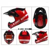 Motosiklet kaskları off-road kask nokta motokros profesyonel motosiklet yarış kir bisiklet fl yüz moto dümen casco 3 pc hediye damla deliv oTkf1