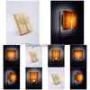 Night Lights Tree Light Bonsai Rustic Decor Of Life Drop Delivery Lighting Indoor Dh1E5