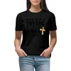 Polos pour femmes Jésus en moi T-shirt chrétien drôle T-shirt imprimé animal pour filles Tops Chemises d'entraînement Femmes Coupe ample