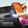 Suportes de montagem de telefone celular Suporte magnético de telefone de carro Dashboard Mini Strip Shape Stand para iPhone Samsung Huawei Metal Magnet GPS Car Mount para parede 240322