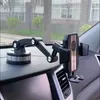휴대 전화 마운트 홀더 핸즈프리 드라이브 GPS 360 조절 가능한 앞 유리 콘솔 스탠드를위한 Universal Car Phone Holder Mount Super Adsorption Holder