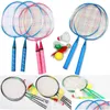 Racchette da badminton all'ingrosso-1 paio di giocattoli per bambini sportivi per bambini per bambini B2Cshop Consegna di goccia racchetta all'aperto Dhhj4