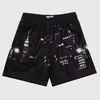 Designer de shorts masculino Novo verão masculino esportivo masculino rápido ginásio de secagem de praia respirável Hip Hop e shorts de padrões