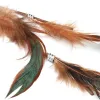 女性の羽毛ヘッドバンドのノベルティヘッドドレス部族の髪