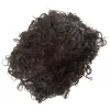 Toupees PU Base Curl 100% Human Hair Always Wave Curly Texture Thin Skin Toupee