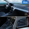 New 5M/3M Car Interior Decorations Auto Flexible Strips Moulding Stickers Cover Trim Dashboard Door Styling Modification For Tesla