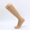 Kvinnors strumpor Hög elasticitetsstrumpor | Multi Color Pressure Compression Knee Nylon TV Flat