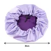 Frauen Satin Bonnet Nacht Schlaf Hut Chemo Caps Haarpflege Kopf Wrap Abdeckung Anpassen