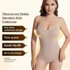 Large Size Camisole One-piece Shapewear with Lifting Arms and Belly Tightening Triangular Breasted Open Cut Womens