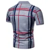 Mens Luxury Clothing Plaid Polo Shirt Golf Tops Wear Summer Classic Casual Short Sleeve Tee Shirt Men Jerseys Camisa Masculina 240320