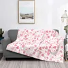 Blankets Lovely Romance Blanket Romantic Love Valentines Day Flannel Throw Bed Sofa Portable Soft Warm Bedspreads