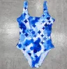 Swimwear Orange Lady Jacquard Brand de mode Hollow Bikini Femmes One épaule BodySuit BodySuit BodySuit