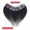 Toupees sego 4x18cm v loop men men hairpiece thin toupee toupee human remy hair patch plant action handmade real hairine pace