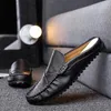 Wanderschuhe Echtes Leder Loafer Turnschuhe Für Männer Outdoor Schuhe Schicht Schweinsleder Flache Plattform Atmungsaktive Business Casual