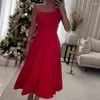 Casual Kleider Frühling Sommer 2024 Sexy Diagonal Kragen Bogen Kleid Mode Ärmellose Urlaub Party Frauen Dame Solide Club Bankett