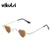 Sunglasses Love Metal Frame Heart Shaped Women Street Po Glasses Fashion Trend Hip Hop Ocean Lenses Sun Travel Shades