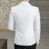 Costumes pour hommes Printemps Beaux hommes Blazer Hombre Casual Bouton unique Doux Confortable Qualité Slim Fit Veste Tendances Terno Masculino