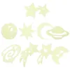 Wallpapers Plant Decor Star Glow In The Dark Ceiling Stickers Moon Stars For Decorations Space Room Child