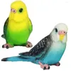 Garden Decorations Ornaments Christmas Bird For Tree Simulation Parrot Decor Scene Decoration Ation Ation ation