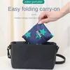 Storage Bags Fashion Printing Foldable Eco-Friendly Shopping Bag Tote Folding Pouch Handbags Convenient Big-capacity For Travel Grocery
