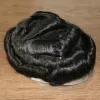 TOUPEEES耐久性オーストラリアの人間の髪のメンズツープフレンチレースPU夏のための通気性ベースの周りの使用＃1B＃2＃3在庫