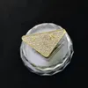 Designer Geometrische Kristalldiamantperlenbroschen Luxus Womens Marke Brosche