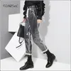 Women's Pants Sexy Loose PVC Transparent Women Fashion See Through Trousers Autumn Winter Straight Ankle-length Capris Custom