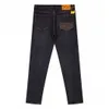 Jeans de créateur de luxe Pantalons de broderie en denim pour hommes Pantalons en détresse à la mode Tailles américaines 28-36 Pantalons à glissière en détresse hip-hop best-seller en 2024